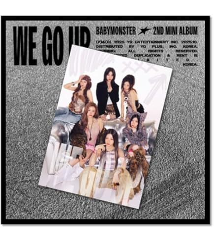 Amazon.com: BABYMONSTER WE GO UP [PATTERN Ver.] 2nd Mini Album